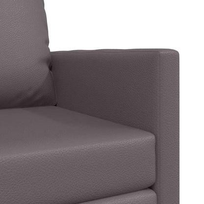 Boden Schlafsofa mit Kissen Grau 74 x 77 x 81 cm Kunstleder