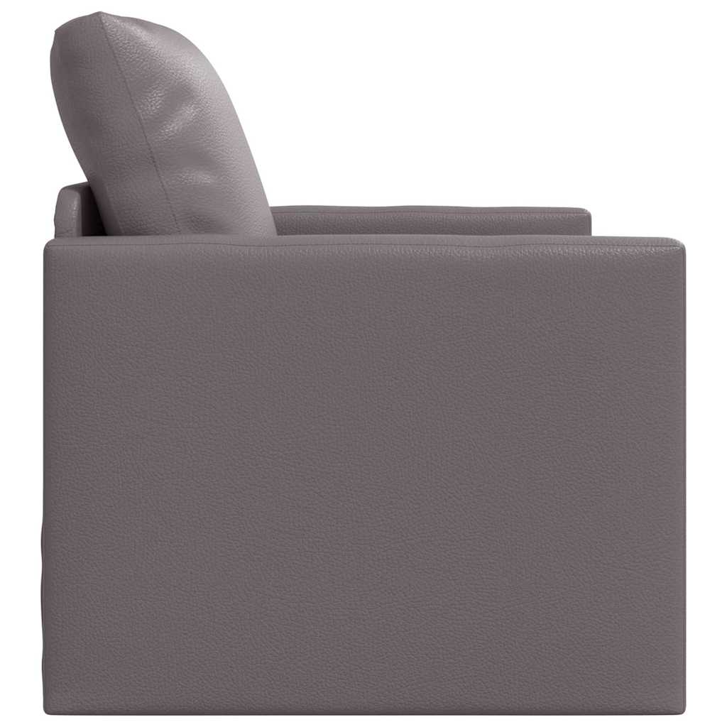Boden Schlafsofa mit Kissen Grau 74 x 77 x 81 cm Kunstleder