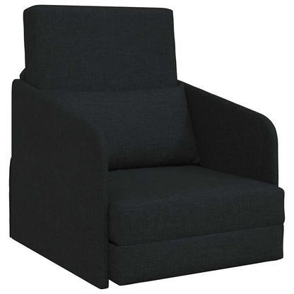 Sofa Bett Schwarz 65 x 80 x 83 cm Stoff