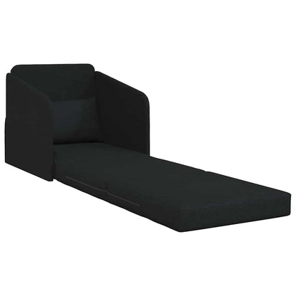 Sofa Bett Schwarz 65 x 80 x 83 cm Stoff