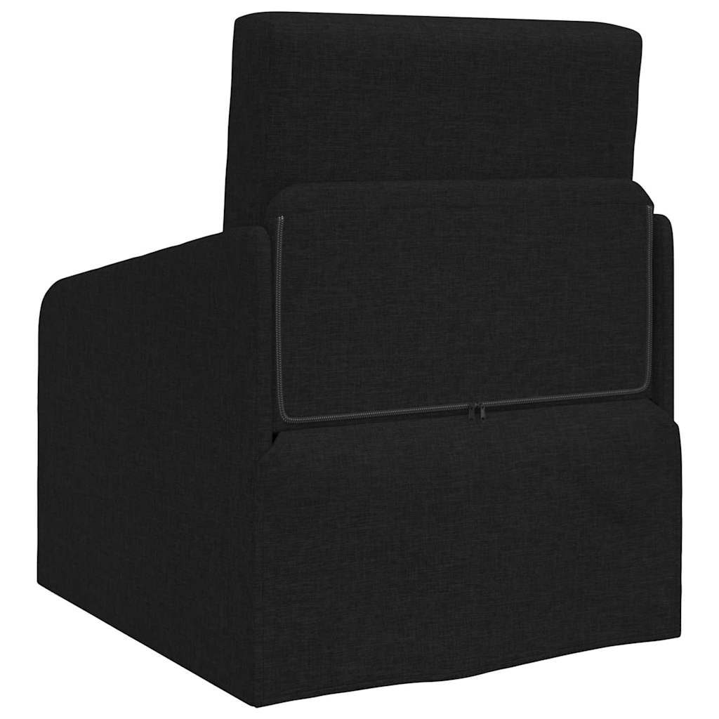 Sofa Bett Schwarz 65 x 80 x 83 cm Stoff