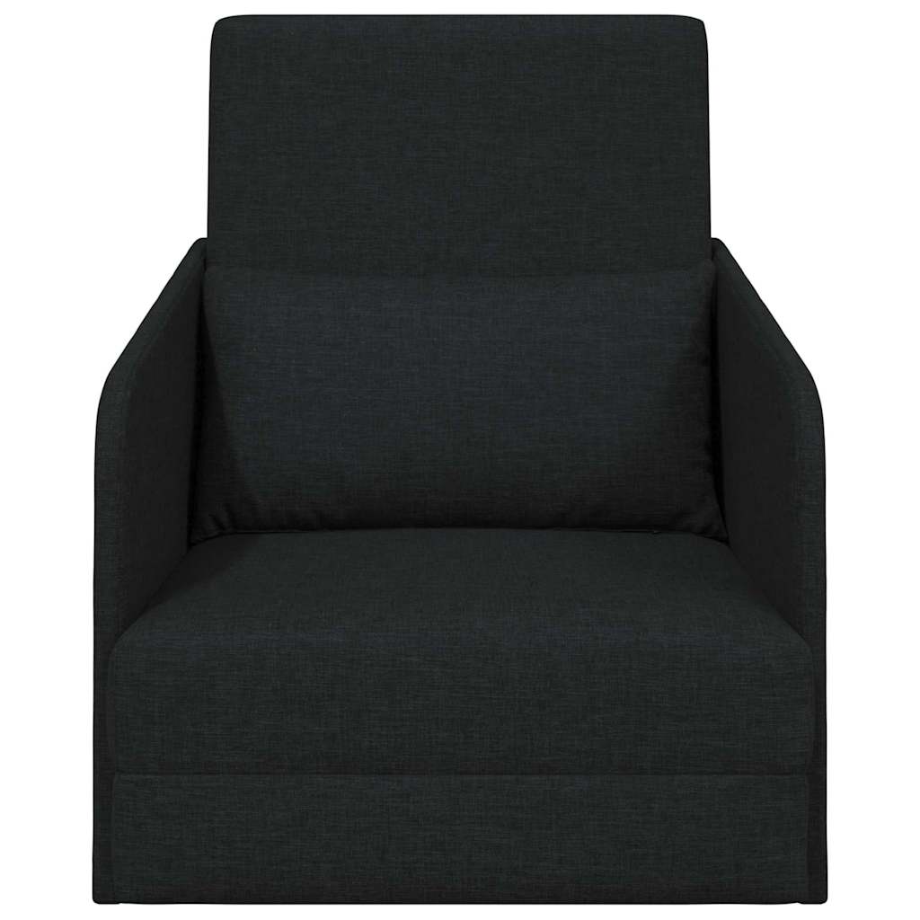 Sofa Bett Schwarz 65 x 80 x 83 cm Stoff