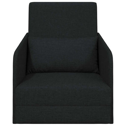 Sofa Bett Schwarz 65 x 80 x 83 cm Stoff