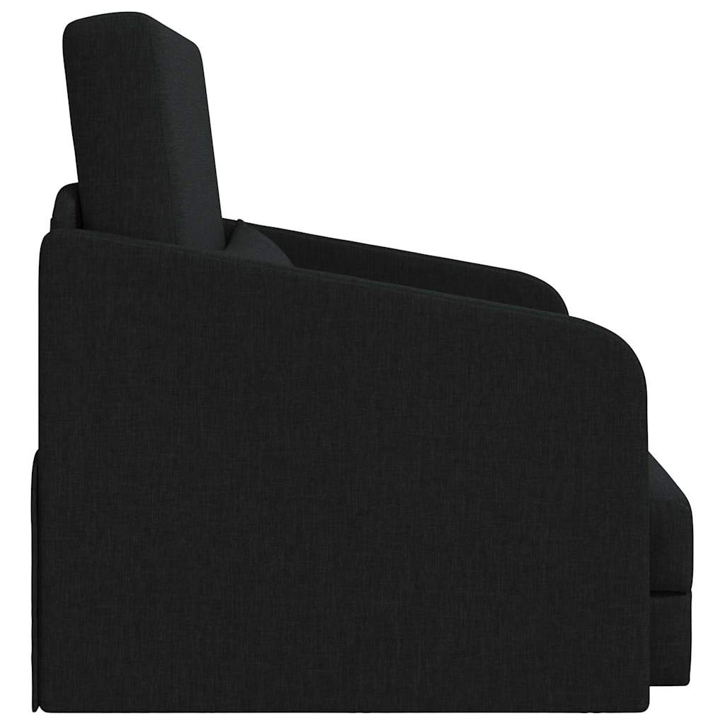 Sofa Bett Schwarz 65 x 80 x 83 cm Stoff