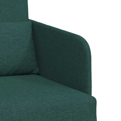 Sofa Bett Dunkelgrün 65 x 80 x 83 cm Stoff