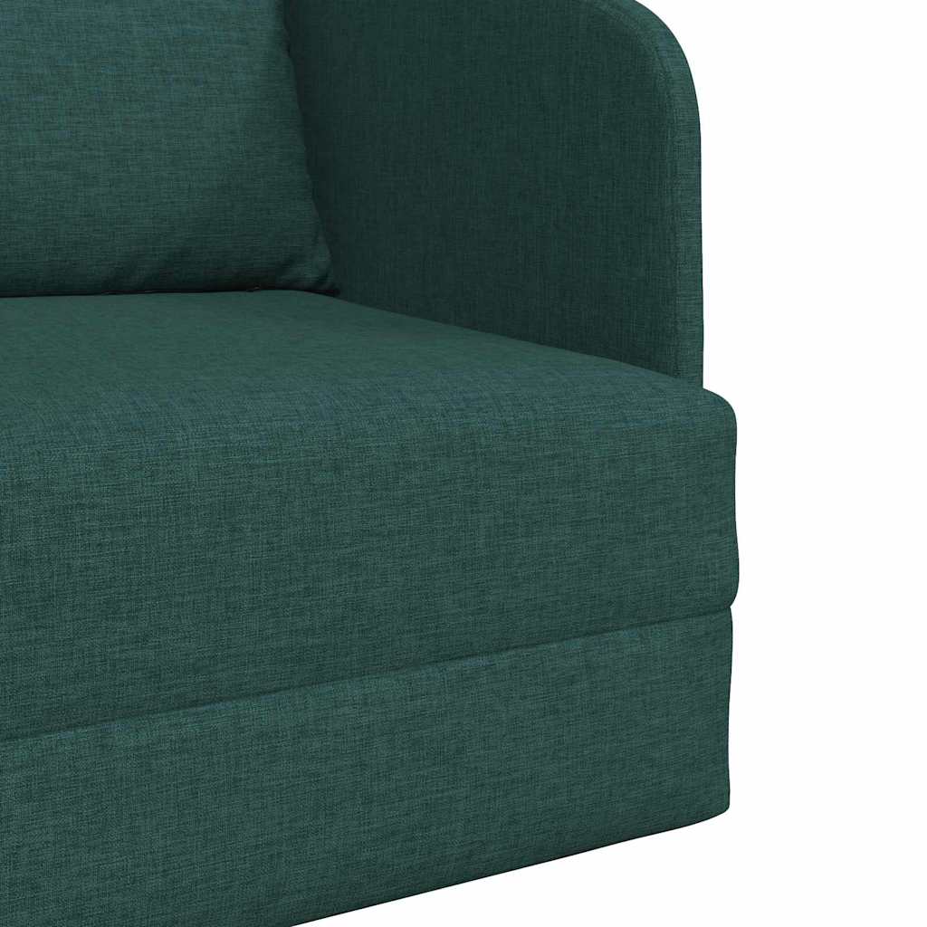 Sofa Bett Dunkelgrün 65 x 80 x 83 cm Stoff