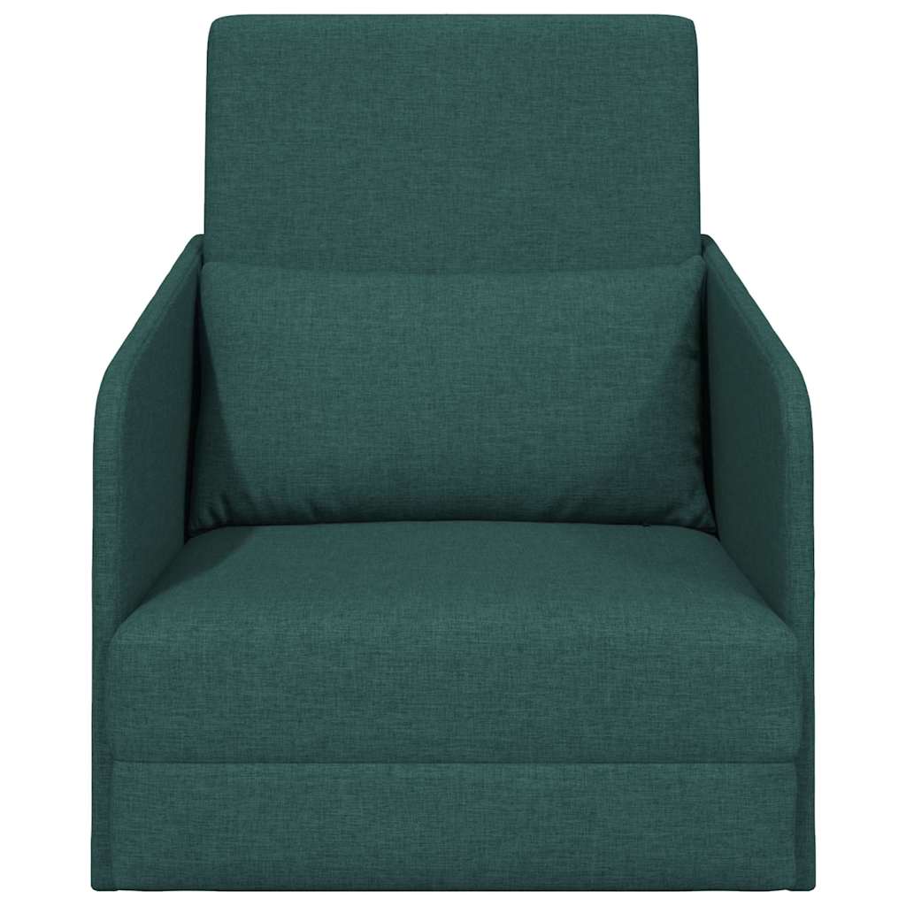 Sofa Bett Dunkelgrün 65 x 80 x 83 cm Stoff
