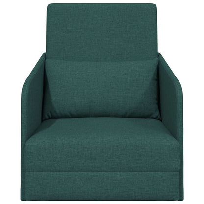 Sofa Bett Dunkelgrün 65 x 80 x 83 cm Stoff