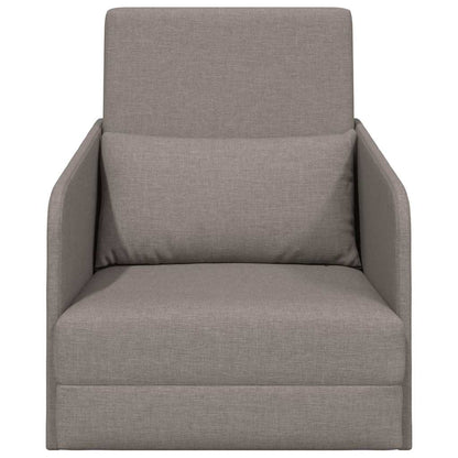 Sofa Bett Taupe 65 x 80 x 83 cm Stoff