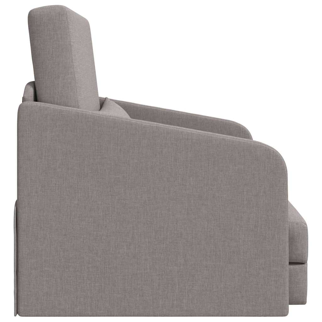 Sofa Bett Taupe 65 x 80 x 83 cm Stoff
