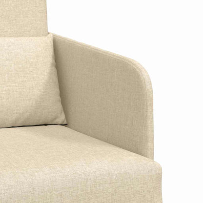 Sofa Bett Creme 65 x 80 x 83 cm Stoff
