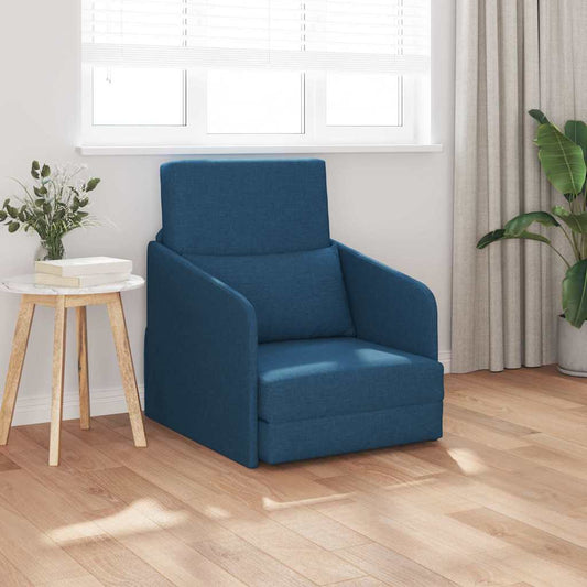 Sofa Bett Blau 65 x 80 x 83 cm Stoff