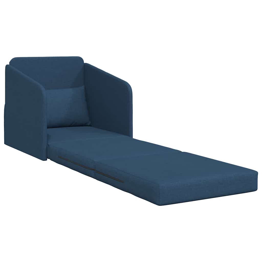 Sofa Bett Blau 65 x 80 x 83 cm Stoff
