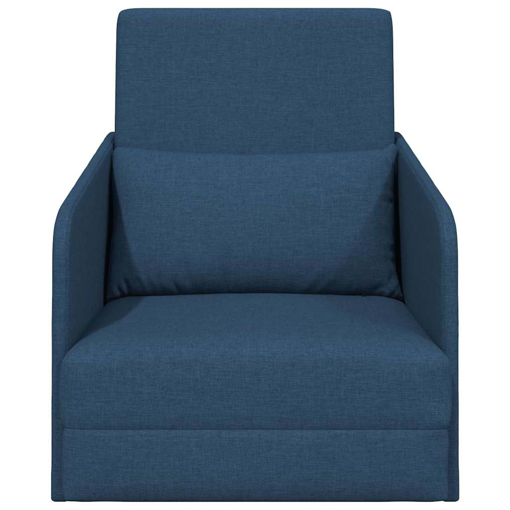 Sofa Bett Blau 65 x 80 x 83 cm Stoff