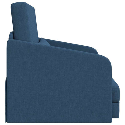 Sofa Bett Blau 65 x 80 x 83 cm Stoff