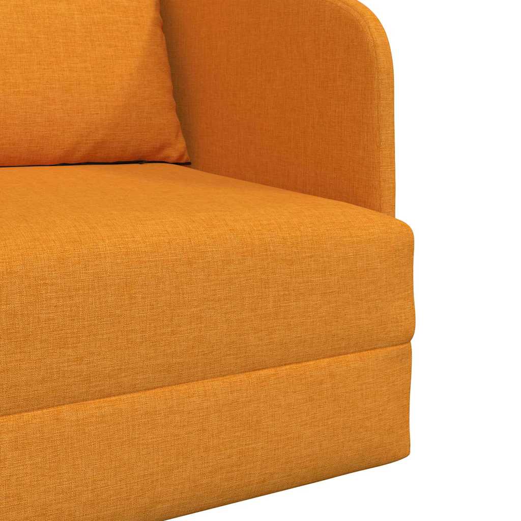 Sofa Bett Dunkelgelb 65 x 80 x 83 cm Stoff