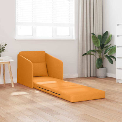 Sofa Bett Dunkelgelb 65 x 80 x 83 cm Stoff