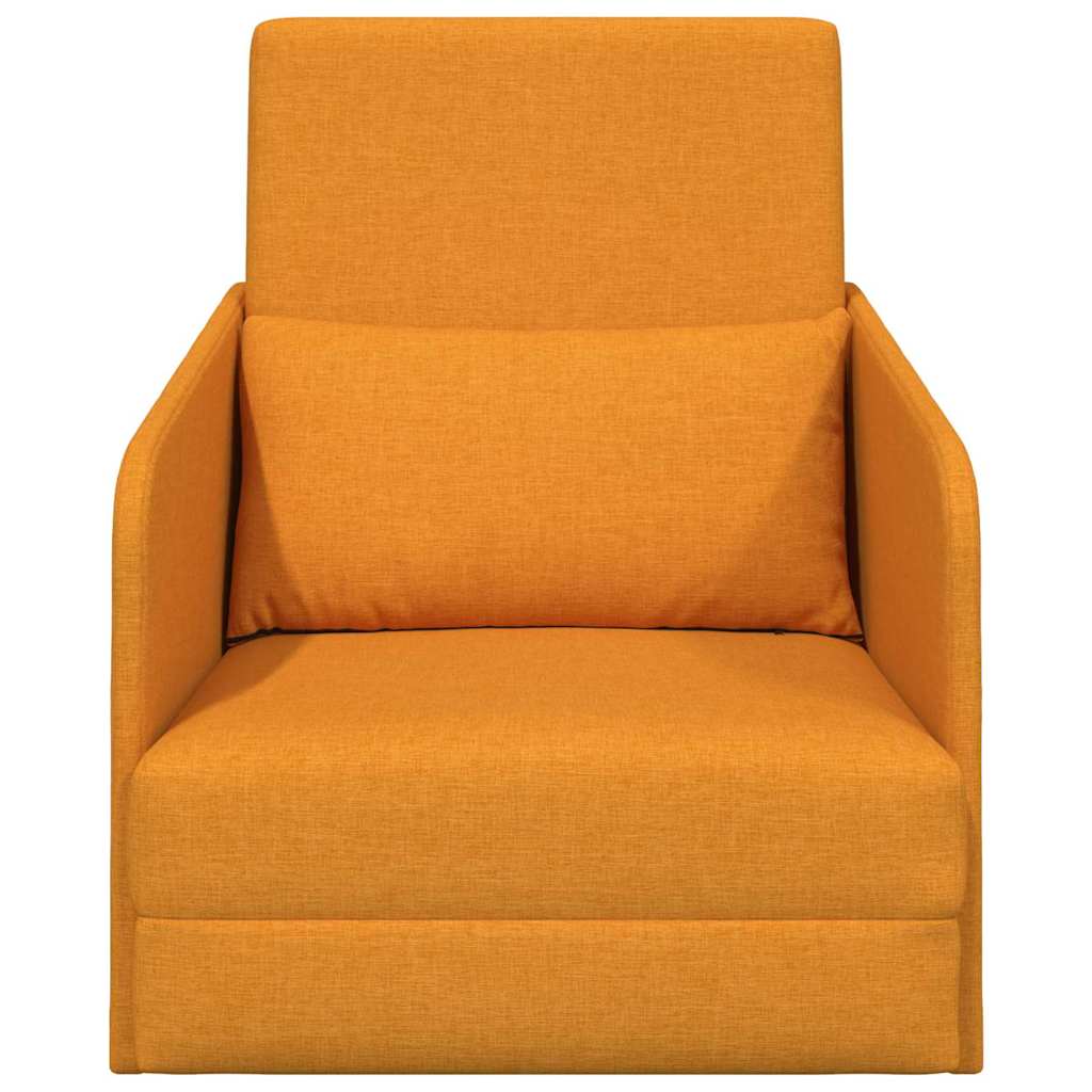 Sofa Bett Dunkelgelb 65 x 80 x 83 cm Stoff