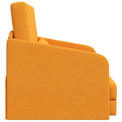 Sofa Bett Dunkelgelb 65 x 80 x 83 cm Stoff