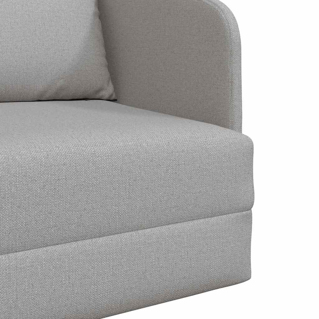 Sofa Bett Wolken-Grau 65 x 80 x 83 cm Stoff