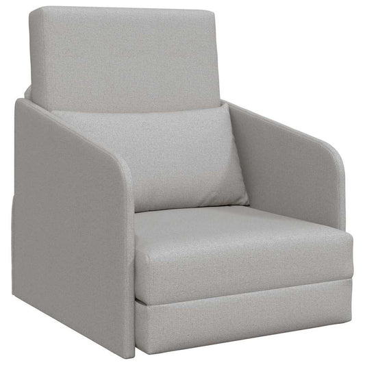 Sofa Bett Wolken-Grau 65 x 80 x 83 cm Stoff
