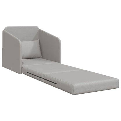 Sofa Bett Wolken-Grau 65 x 80 x 83 cm Stoff