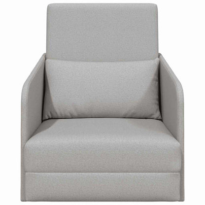Sofa Bett Wolken-Grau 65 x 80 x 83 cm Stoff