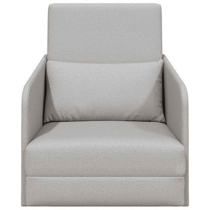 Schlafsofa Wolkengrau 65 x 80 x 83 cm Samt