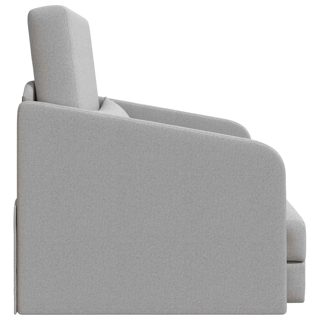 Sofa Bett Wolken-Grau 65 x 80 x 83 cm Stoff