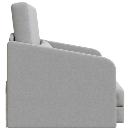 Sofa Bett Wolken-Grau 65 x 80 x 83 cm Stoff