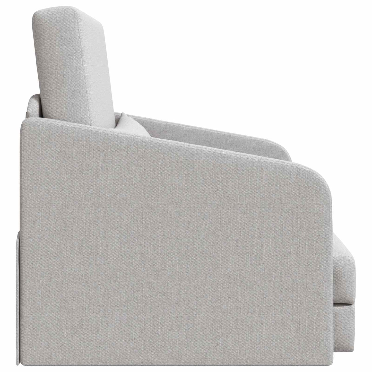 Schlafsofa Wolkengrau 65 x 80 x 83 cm Samt