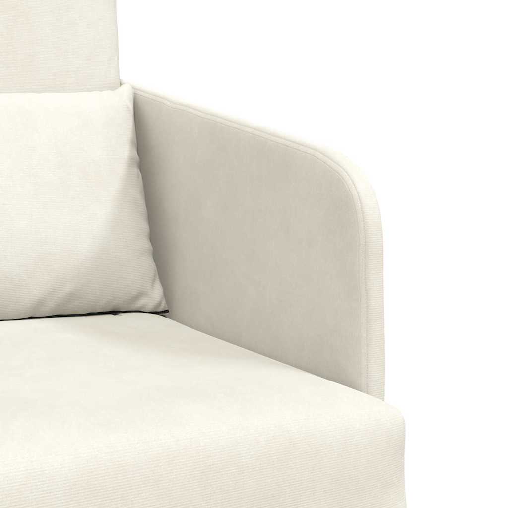 Sofa Bett Creme 65 x 80 x 83 cm Samt