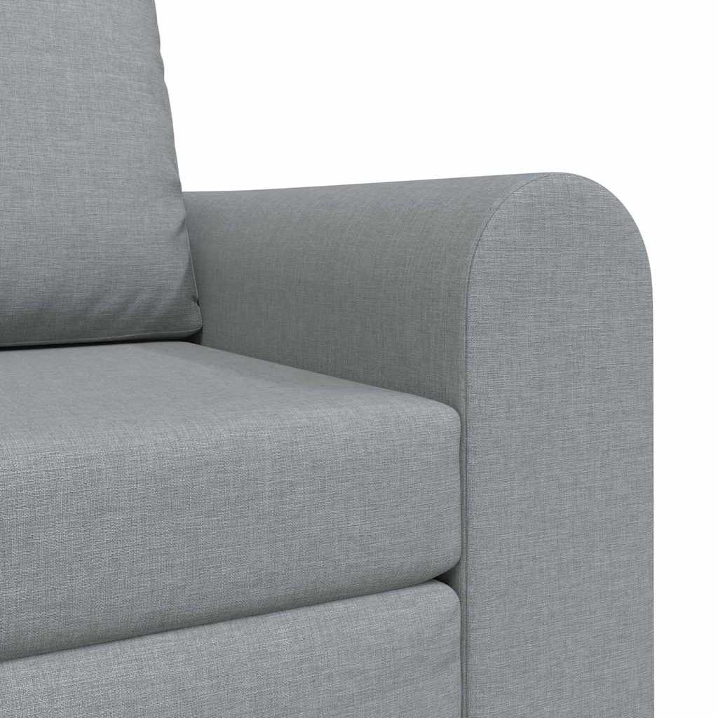 Sofa Bett Hellgrau 98 x 71 x 83 cm Stoff