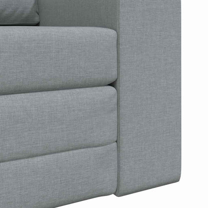 Sofa Bett Hellgrau 98 x 71 x 83 cm Stoff