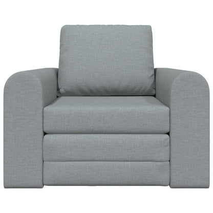 Sofa Bett Hellgrau 98 x 71 x 83 cm Stoff