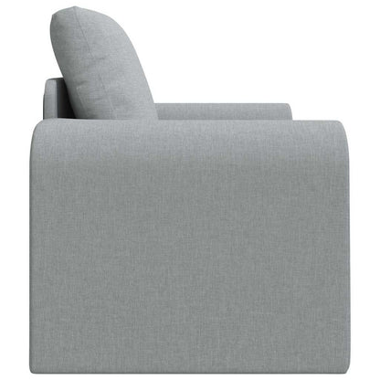 Sofa Bett Hellgrau 98 x 71 x 83 cm Stoff