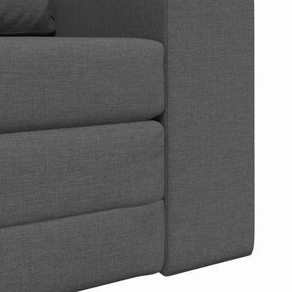 Sofa Bett Dunkelgrau 98 x 71 x 83 cm Stoff