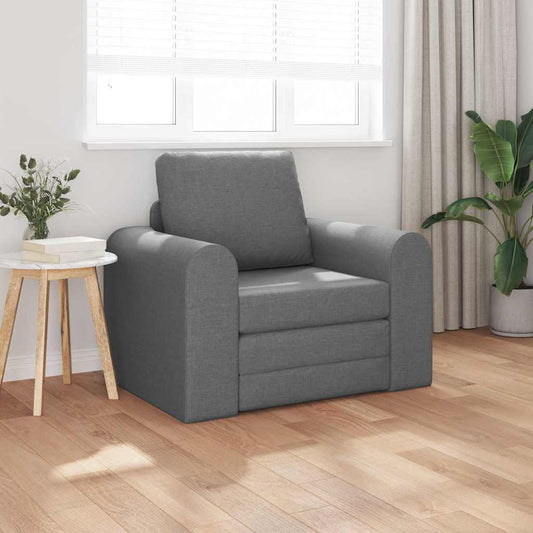 Sofa Bett Dunkelgrau 98 x 71 x 83 cm Stoff
