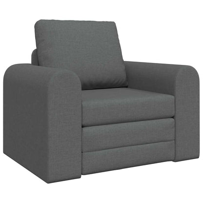Sofa Bett Dunkelgrau 98 x 71 x 83 cm Stoff