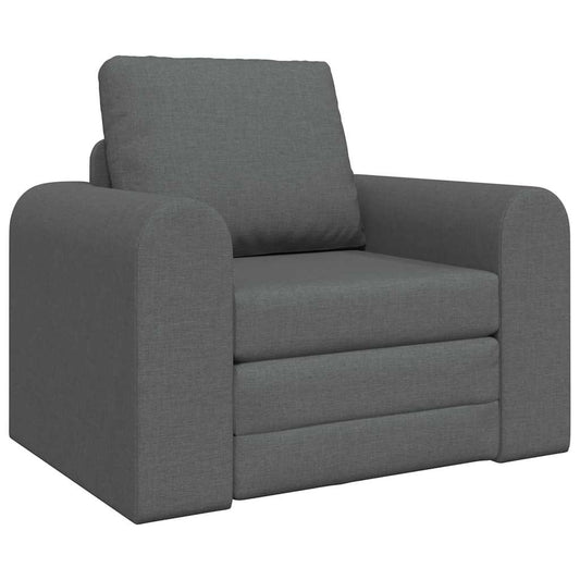 Sofa Bett Dunkelgrau 98 x 71 x 83 cm Stoff