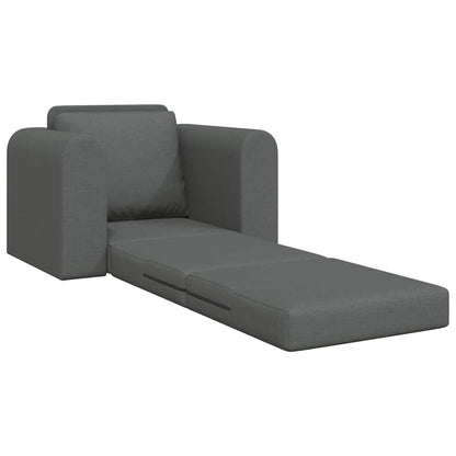 Sofa Bett Dunkelgrau 98 x 71 x 83 cm Stoff