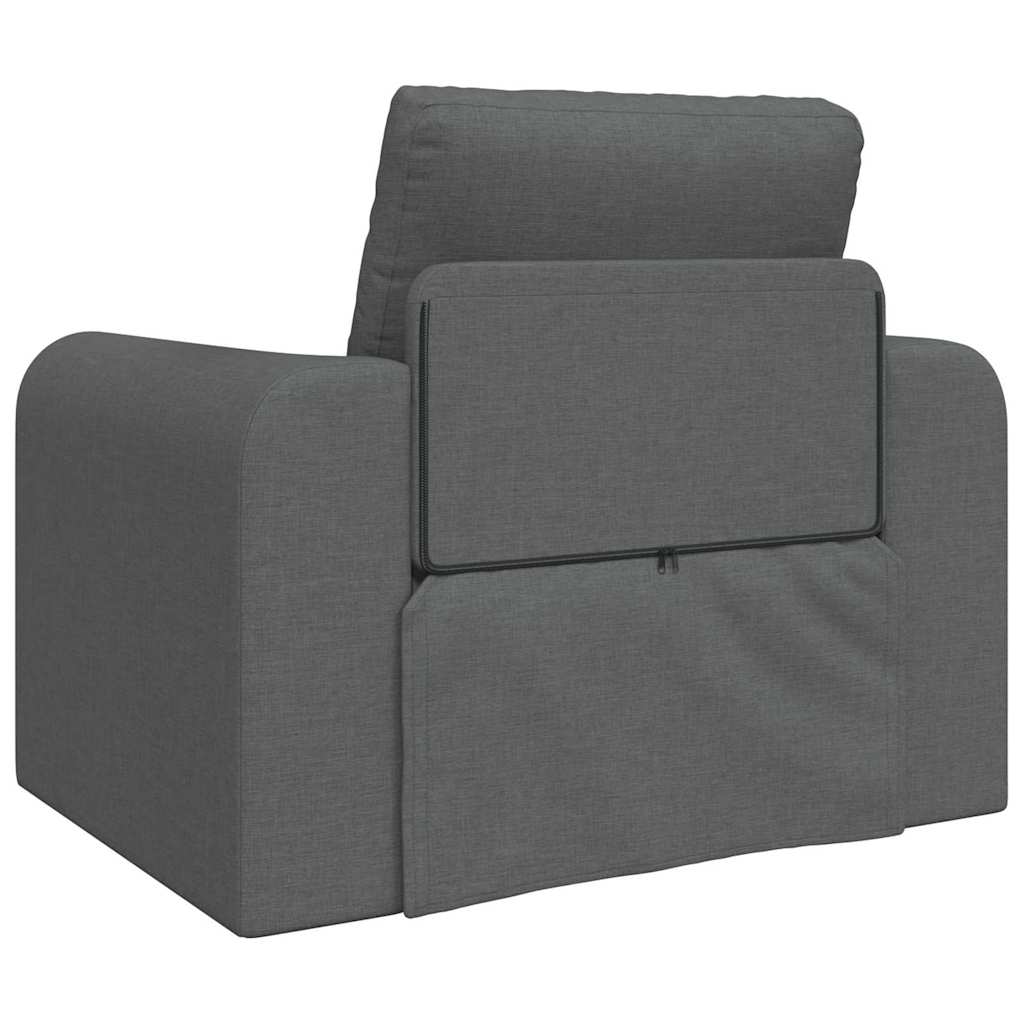 Sofa Bett Dunkelgrau 98 x 71 x 83 cm Stoff