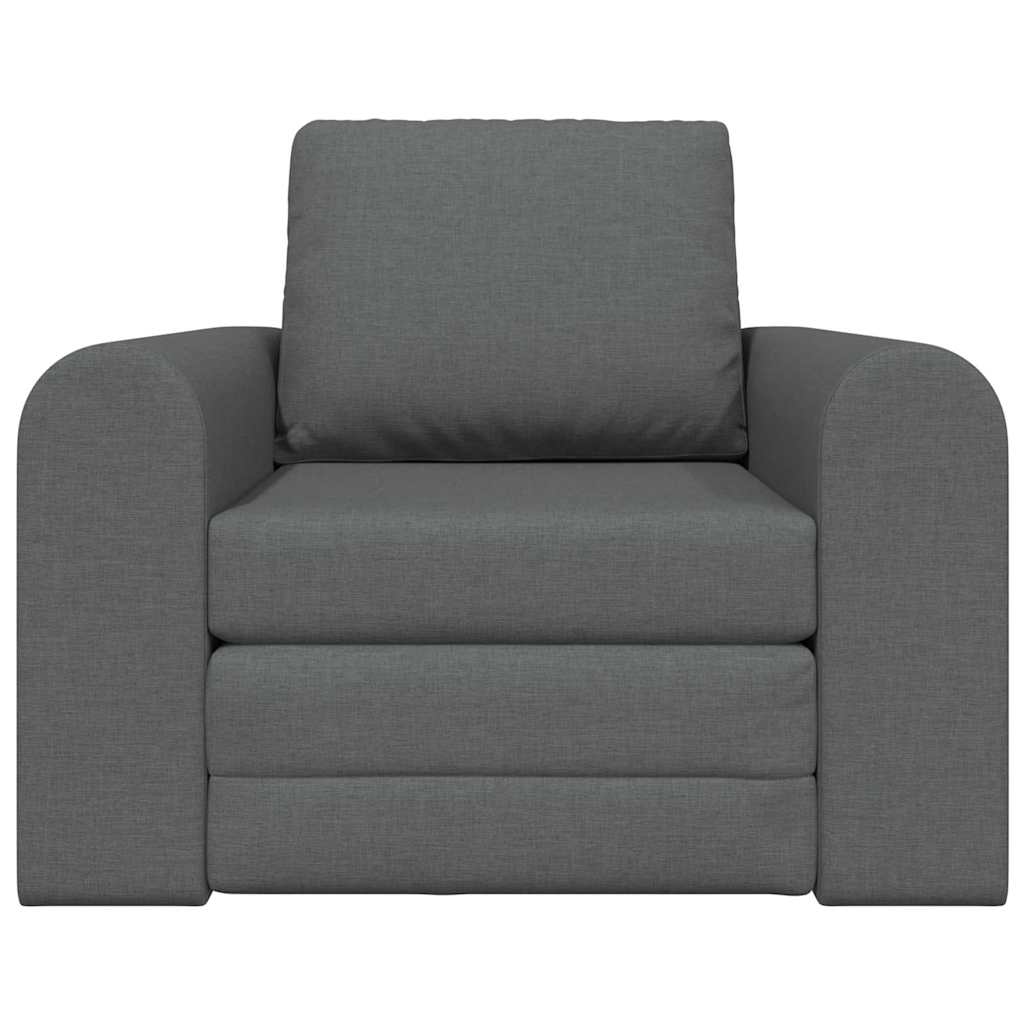 Sofa Bett Dunkelgrau 98 x 71 x 83 cm Stoff