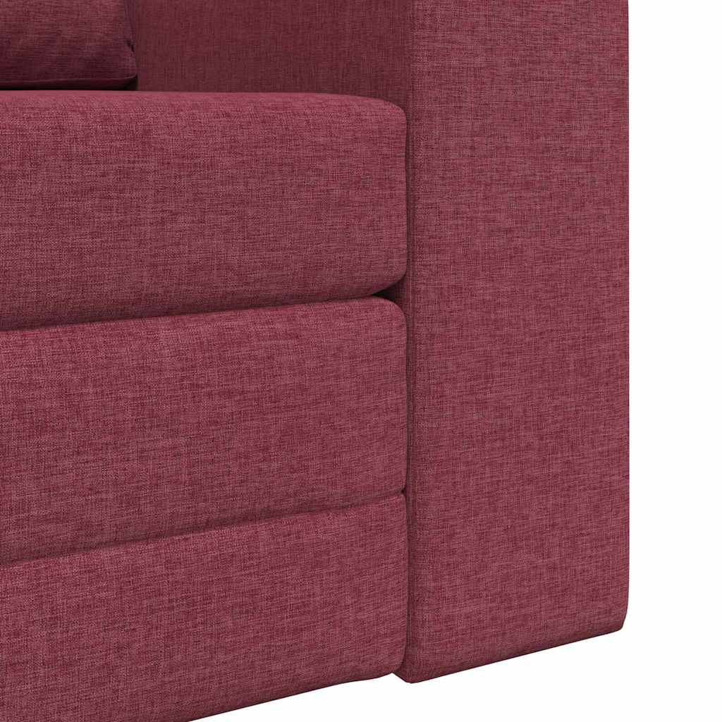 Sofa Bett Weinrot 98 x 71 x 83 cm Stoff