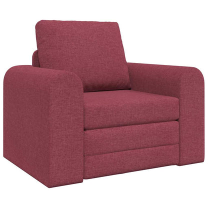 Sofa Bett Weinrot 98 x 71 x 83 cm Stoff