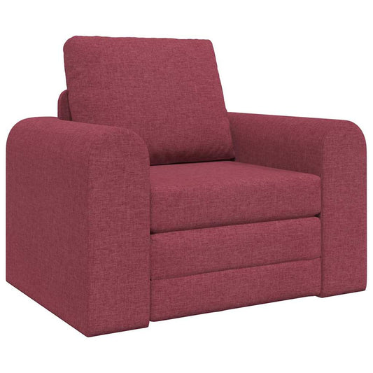 Sofa Bett Weinrot 98 x 71 x 83 cm Stoff