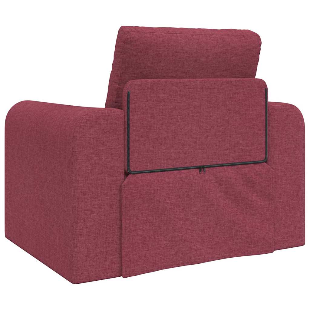 Sofa Bett Weinrot 98 x 71 x 83 cm Stoff