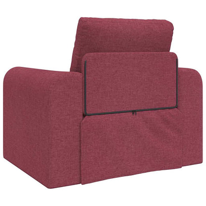 Sofa Bett Weinrot 98 x 71 x 83 cm Stoff