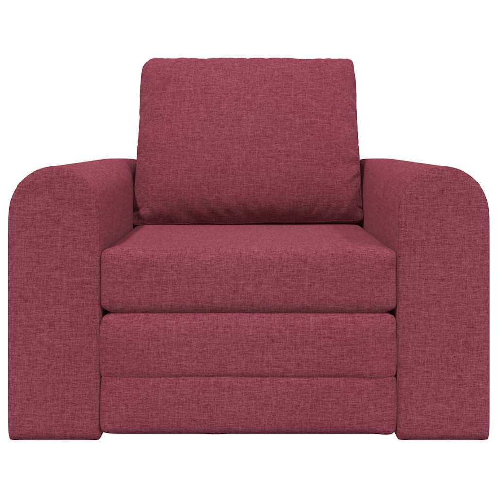 Sofa Bett Weinrot 98 x 71 x 83 cm Stoff