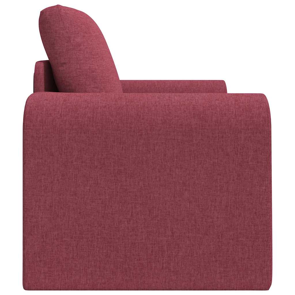 Sofa Bett Weinrot 98 x 71 x 83 cm Stoff